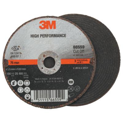 3M™ Cut-off Wheel Abrasives, 60 Grit, 25,465 rpm, 051115-66559