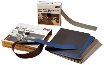 3M™ Hand Sanding Sheets, Aluminum Oxide Cloth, 9 in x 11 in, 320 Grit, J-weight, Black, 051144-02402