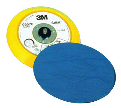 3M™ Stikit™ Disc Pads, Medium Density Foam, 6 in dia., 5/16-24 arbor dia., 051144-05576