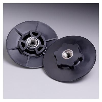 3M™ Disc Pad Hubs, 4 1/2 in Dia, Hard, Black, 051144-11823