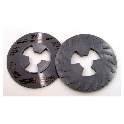 3M™ Disc Pad Face Plates, 5 in Dia, Medium, Gray, 051144-81734