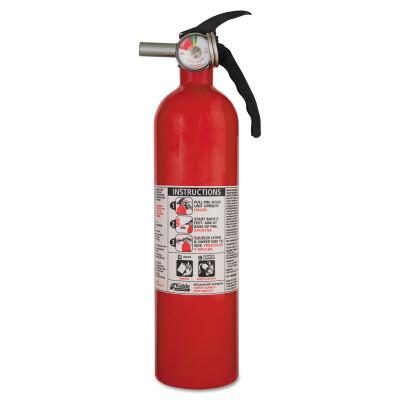 Kidde Fire Control Fire Extinguishers, Class B and C Fires, 2 3/4 lb Cap. Wt., 440161MTL
