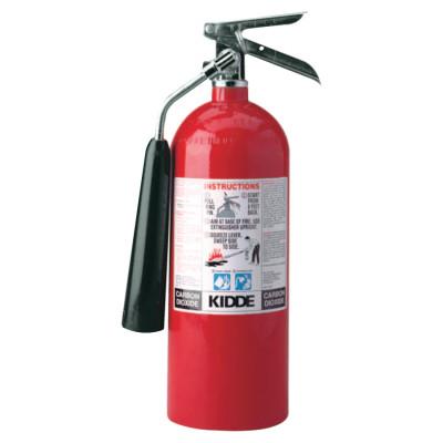 Kidde ProLine Carbon Dioxide Fire Extinguishers - BC Type, 5 lb Cap. Wt., 466180