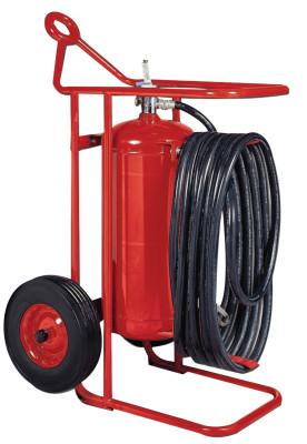 Kidde Wheeled Fire Extinguisher Units,  Class A, B and C Fires, 50 lb Cap. Wt., 466504