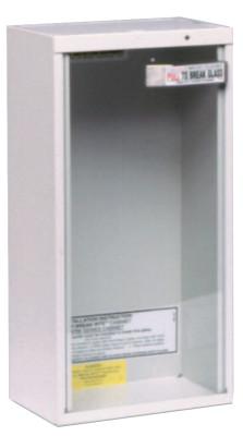 Kidde Extinguisher Cabinets, Surface Mount, Steel, Tan, 20 lb or 2.5 gal, 468043