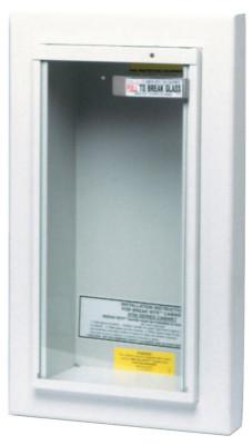 Kidde Extinguisher Cabinets, Semi-Recessed, Steel, Tan, 5 lb, 468044