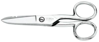 Klein Tools Electrician's Scissors, 5 1/4 in, Silver, 2100-7