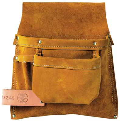 Klein Tools Nail/Screw and Tool-Pouches, Leather, Right Hand, 42245