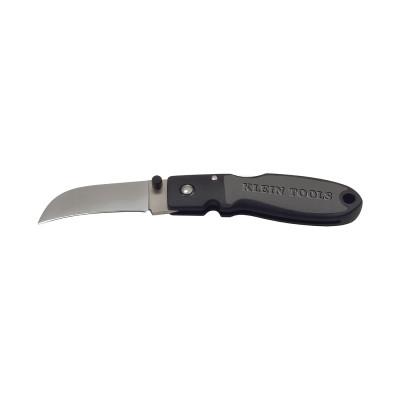 Klein Tools Lockback Knives, 6 in Length, Sheepfoot, Stainless Steel, 44004
