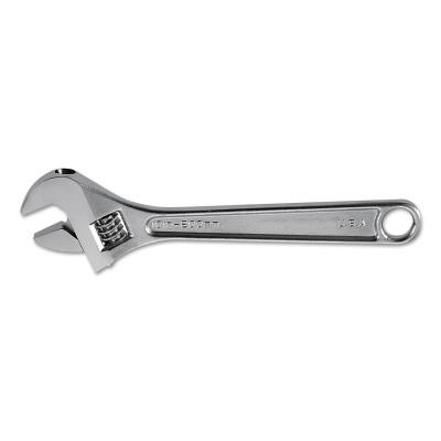 Klein Tools Extra Capacity Adjustable Wrenches, 10in Long, 1 5/16 in Opening, Chrome, I-Beam, 507-10