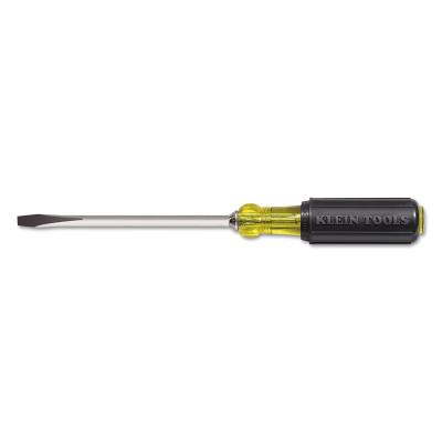 Klein Tools Keystone-Tip Cushion-Grip Screwdrivers, 3/8 in, 13 7/16 in Overall L, 600-8