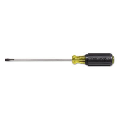 Klein Tools Cabinet-Tip Cushion-Grip Screwdriver, 3/16 in, 6 3/4 in Overall L, 601-3