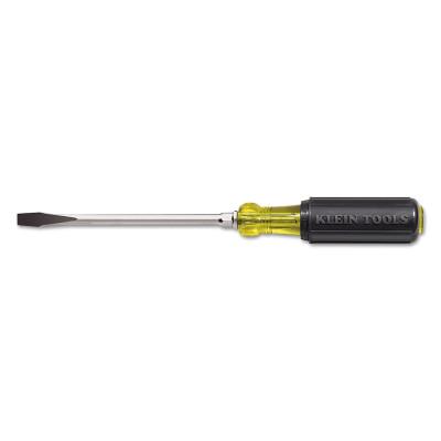 Klein Tools Keystone-Tip Cushion-Grip Screwdrivers, 3/8 in, 17 7/16 in Overall L, 602-12