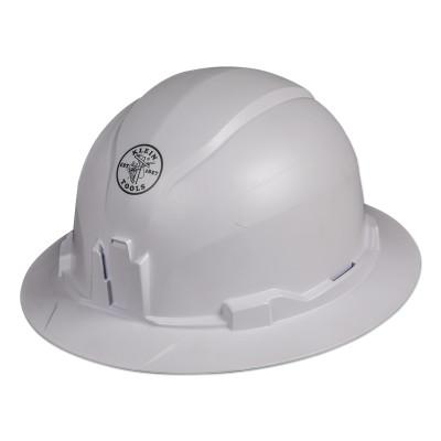 Klein Tools Hard Hat, Non-vented, Full Brim Style, 60400