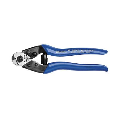 Klein Tools Heavy-Duty Cable Shears, Steel, 7 1/2 in, Blue, 63016