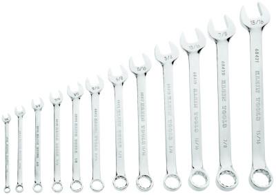 Klein Tools 12 Piece Combination Wrench Sets, 6; 12 Points, Inch, 68404