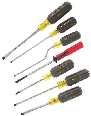 Klein Tools 7 Pc. Screwdriver Sets, Phillips; Slotted, 85077