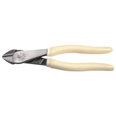 Klein Tools Hi-Viz Diagonal-Cutting Pliers, 8 1/16 in, Bevel, D200028GLW