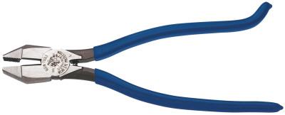 Klein Tools Ironworker's Standard Work Plier, Straight Jaw, 9-1/4 in Overall Length, D201-7CST