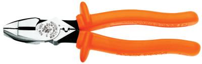 Klein Tools Insulated High-Leverage NE-Type Side Cutter Pliers, 9 1/4 in Length, D213-9NE-CR-INS