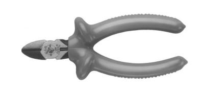 Klein Tools Heavy-Duty Diagonal Cutter Pliers, 7 11/16 in, Bevel, Insulated, D220-7-INS