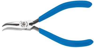 Klein Tools Midget Curved Chain-Nose Pliers, Alloy Steel, 4 3/4 in, D320-41/2C