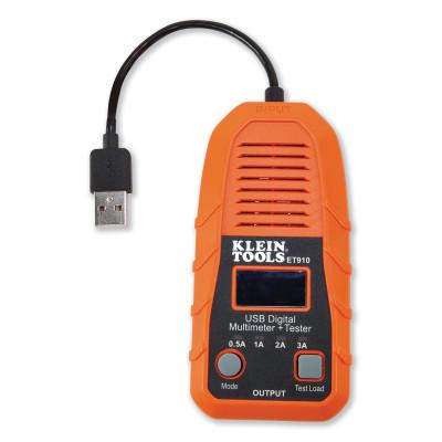 Klein Tools USB Digital Meter and Tester, USB-A (Type A), ET910