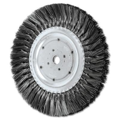 Advance Brush Standard Twist Long Flag Knot Wheel, 8 D x 5/8 W, .014 Steel Wire, 7,000 rpm, 81889