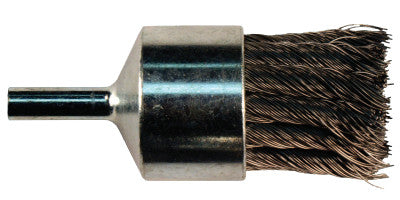 ORS Nasco Knot Wire End Brush, Carbon Steel, 1 1/8 in x 0.02 in POP, 1EB20POP