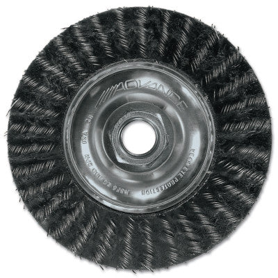 Advance Brush ECAP® Encapsulated Wheel Brush, 7 in D x 3/16 in W, .014 in Carbon Steel Wire, 83509