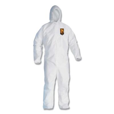 Kimberly-Clark Professional KLEENGUARD A20 Breathable Particle Protection Coveralls, 3X-Large, White, 49116