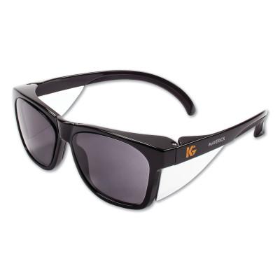 Kimberly-Clark Professional KLEENGUARD™ MAVERICK™ Safety Glasses, Smoke Anti-Fog/Scratch Lens, Black Frame, 49311