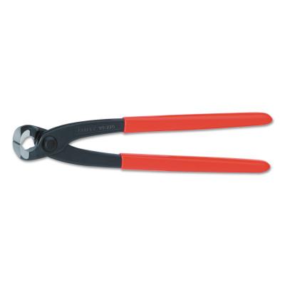 Knipex Concretors' Nippers, 10 in, Polished, Plastic Coated Grip, 9901250