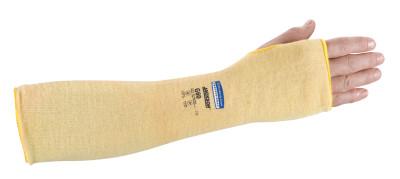 Kimberly-Clark Professional G60 Level 2 Cut Resistant Sleeves, With Thumbhole, 18 in Long, Yellow, 90070