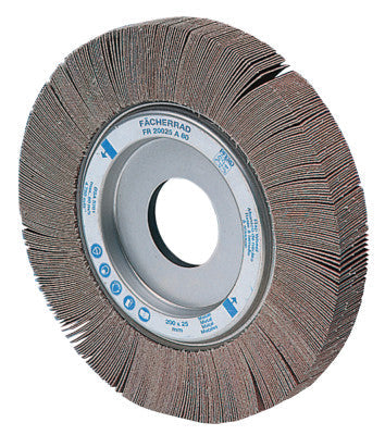 Pferd Arbor Hole Flap Wheels, 6 in x 1 in, 60 Grit, 6,300 rpm, 45602