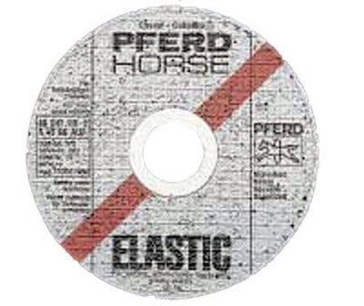 Pferd Cut-Off Wheel, 4 1/2 in Dia, 3/32 in Thick, 30 Grit Alum. Oxide, 63602