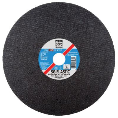 Pferd Type 1 SG-INOX Flat Chop Saw Wheel, 14 in dia, 3/32 in Thick, 36 Grit Aluminum Oxide, 64508