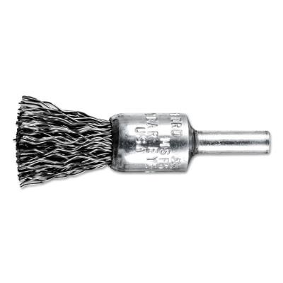 Advance Brush Standard Duty Crimped End Brushes, Carbon Steel, 22,000 rpm, 1/2" x 0.02", 82966