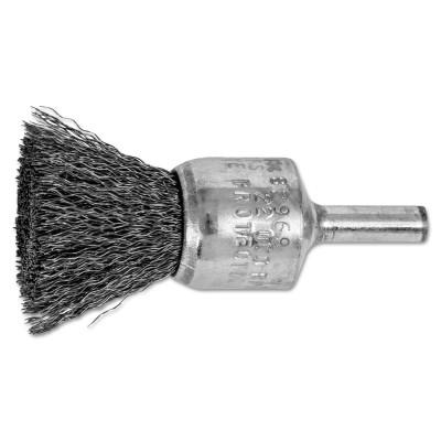 Advance Brush Standard Duty Crimped End Brushes, Carbon Steel, 22,000 rpm, 3/4" x 0.01", 82969