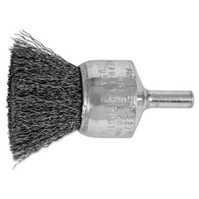 Advance Brush Standard Duty Crimped End Brushes, Carbon Steel, 20,000 rpm, 1" x 0.01", 82974