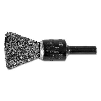 Advance Brush Standard Duty Crimped End Brushes, Stainless Steel, 22,000 rpm, 1/2" x 0.006", 82981