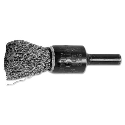 Advance Brush Standard Duty Crimped End Brushes, Stainless Steel, 22,000 rpm, 1/2" x 0.01", 82983