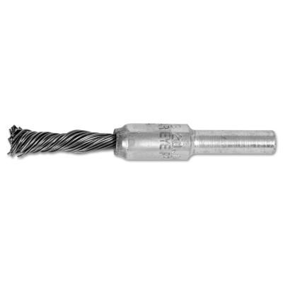 Advance Brush Singletwist Knot End Brushes, Carbon Steel, 20,000 rpm, 1/4" x 0.02", 83109
