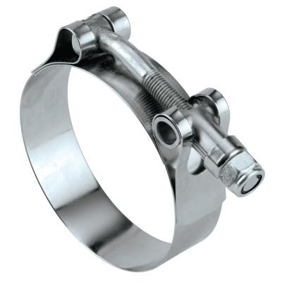 Ideal?? Heavy-Duty T-Bolt Clamp, 5"-5 3/8" Dia, 3/4"W, Stainless Steel, 30011-0500-051