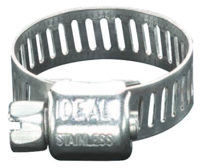 Ideal?? 62P Series Small Diameter Clamps, 1/8" Hose ID,  1/4-5/8" Dia, Stnls Stl 201/301, 62604