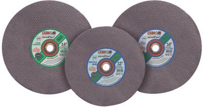 CGW Abrasives Cut-Off Wheel, Gas Saws, 14 in Dia, 5/32 in Thick, 20 mm Arbor, 24 Grit, Alum., 35599