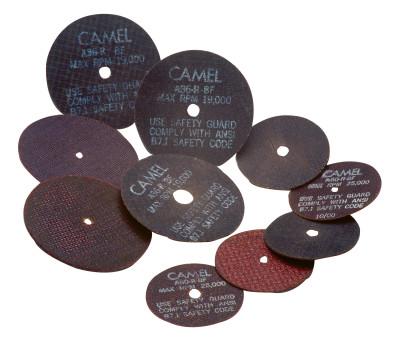 CGW Abrasives Cut-Off Wheel, Die Grinders, 4 in Dia, 1/8 in Thick, 3/8 in Arbor, 24 Grit, 35512