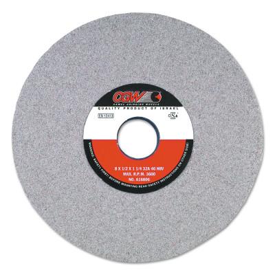 CGW Abrasives Centerless Grinding Wheels, 32A, Type 1, 7 X 1/2, 1 1/4" Arbor, 46, I, 37701