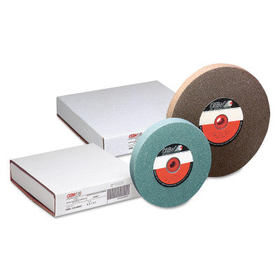 CGW Abrasives Bench Wheels, Blue Alum Oxide, Single Pack, Type 1, 6 X 1, 1" Arbor, 120, K, 38126