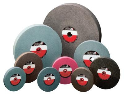 CGW Abrasives Bench Wheels, Brown Alum Oxide, Single Pack, Type 1, 18 X 3, 1 1/2" Arbor, 54, M, 35114